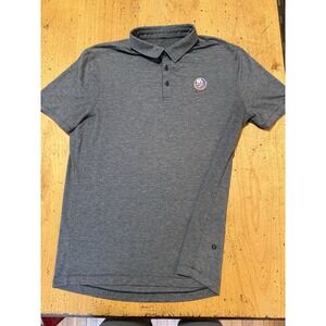 New York Islanders• Lululemon Shirt Men's Large  Gray Evolution Polo